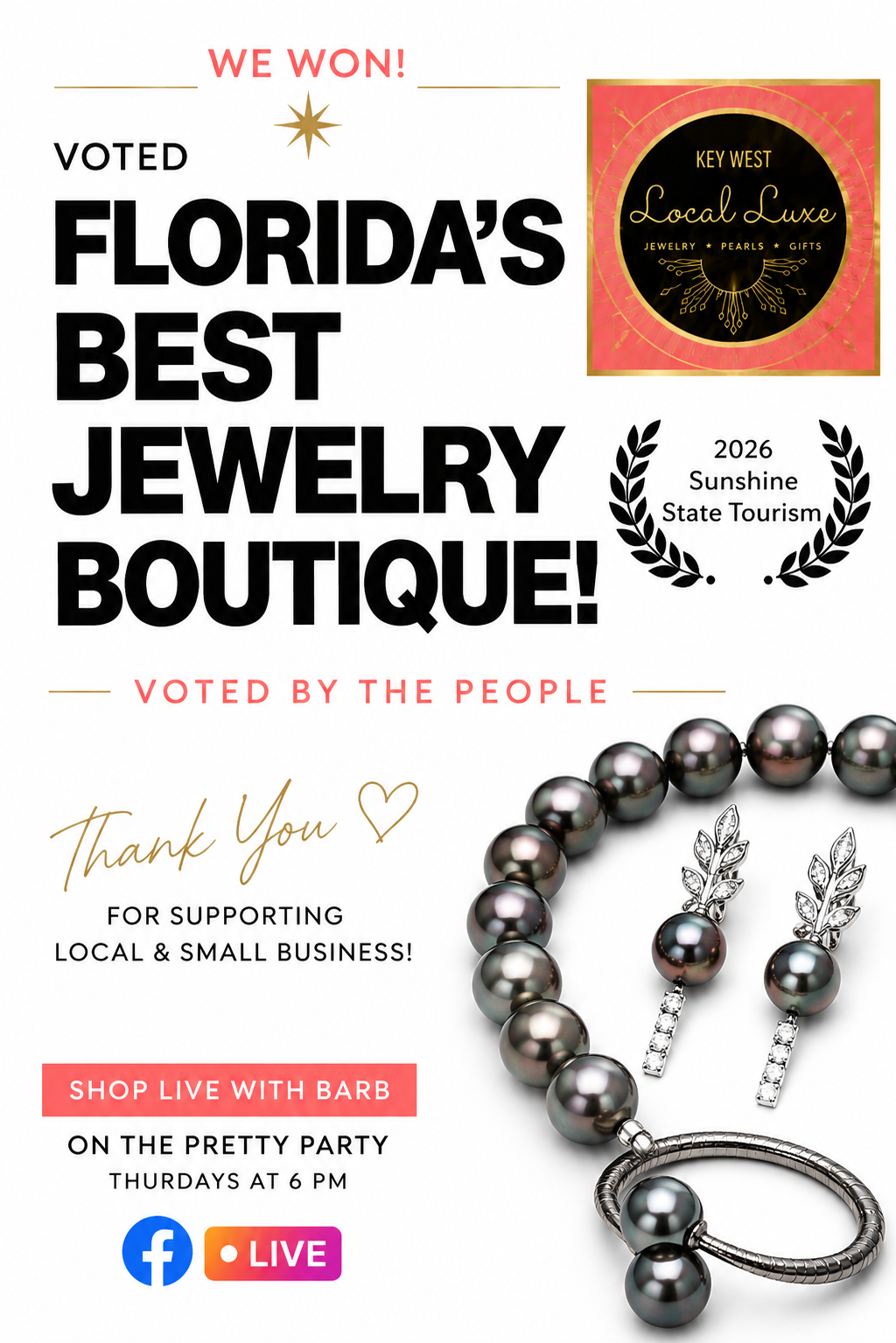 We Did It, Y'all — Key West Local Luxe Named #1 Boutique Jewelry Store in Florida!
