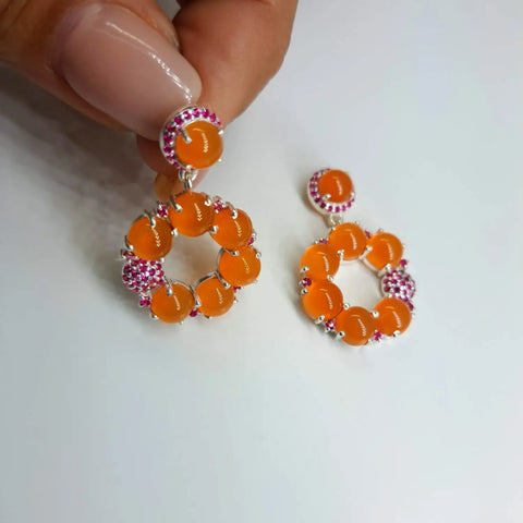 Cancer Babe: Crabs + Rubies! Cancer Birthdays are June 21st Through July 22nd.