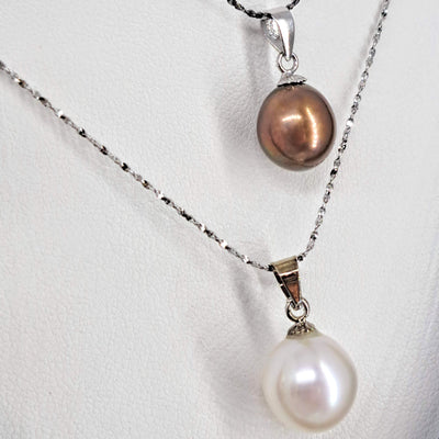 "The Classic" 18" Necklace - Pearl, Anti-Tarnish Sterling