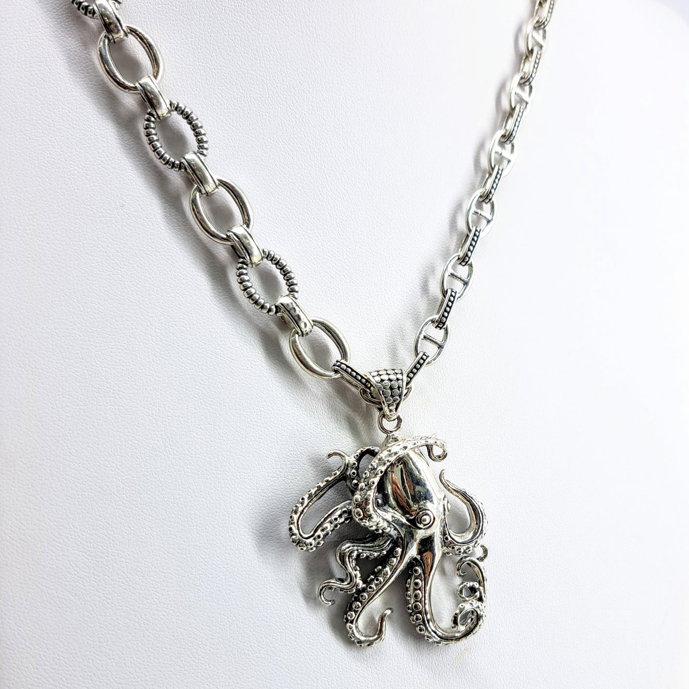 "Mariner's Friend" 20" Pendant Necklace - Sterling