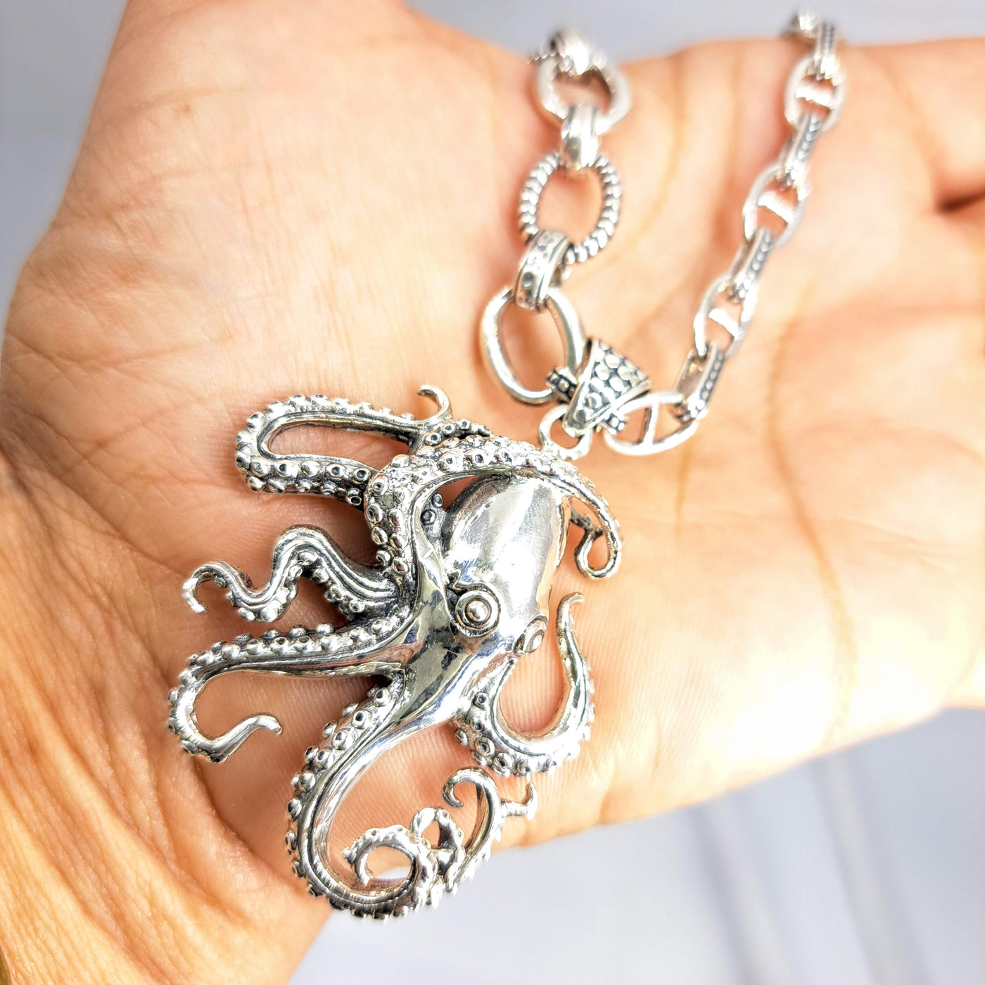 "Mariner's Friend" 20" Pendant Necklace - Sterling