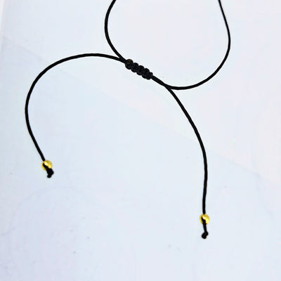 "Everyday" 15"-30" Adjustable Length Necklace - Gems Strands, Gold Sterling