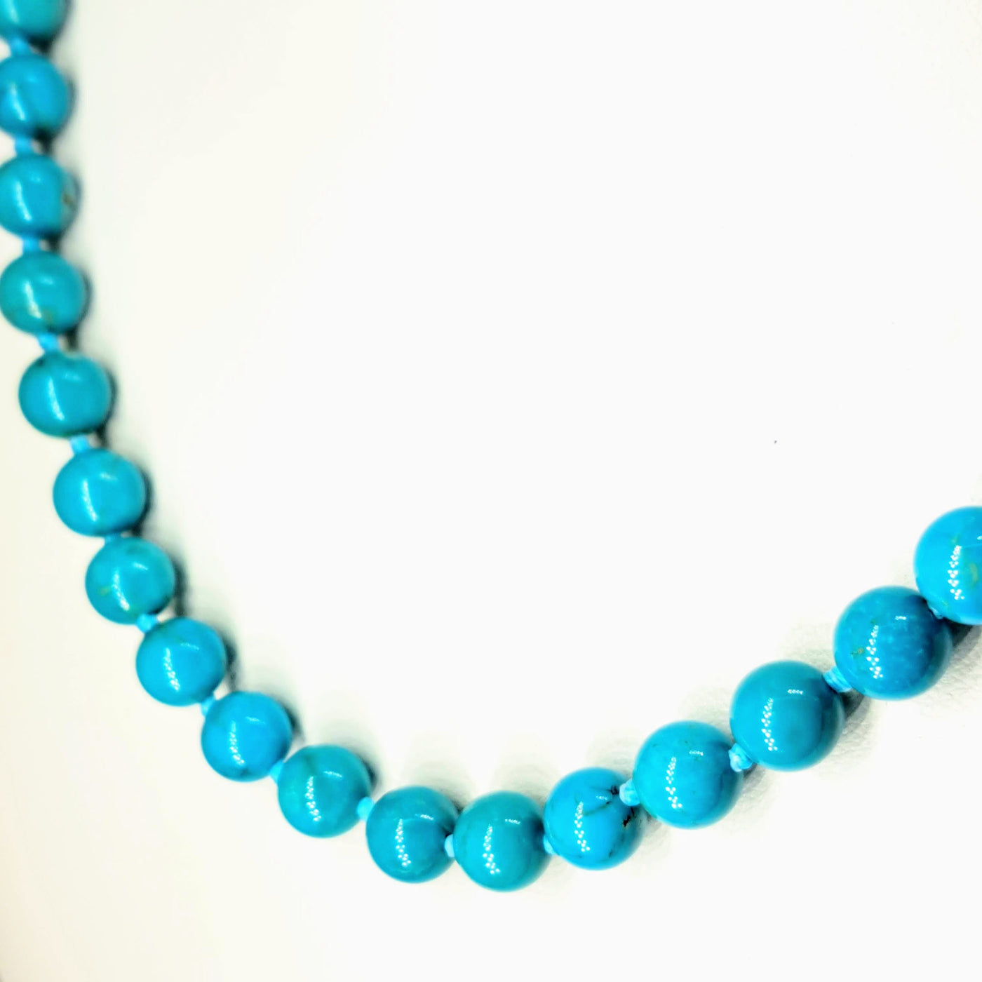 "Sleeping Beauty" 18" Necklace - Turquoise, 14K Gold