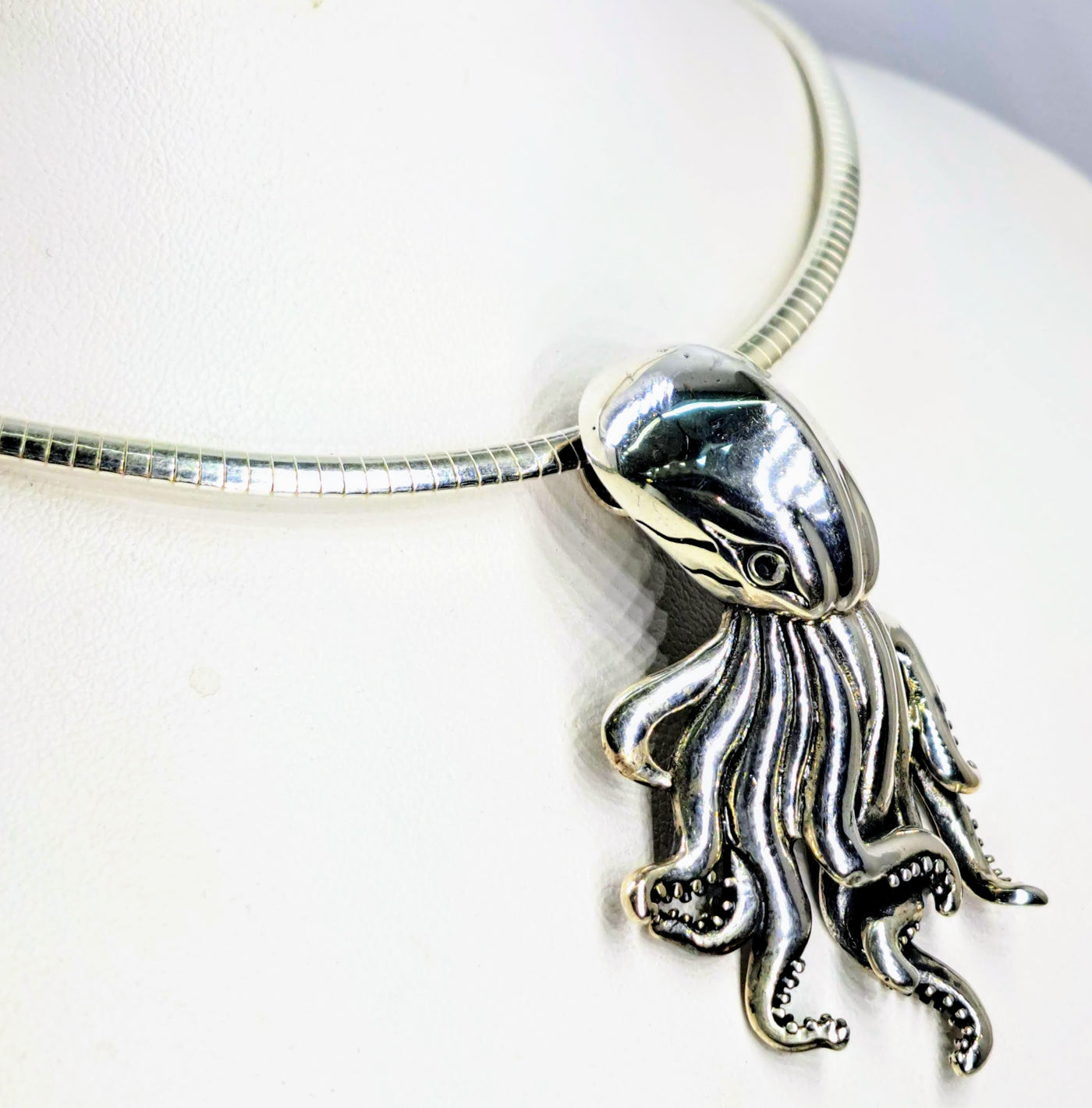 "Kraken Up" 16" Necklace - Sterling