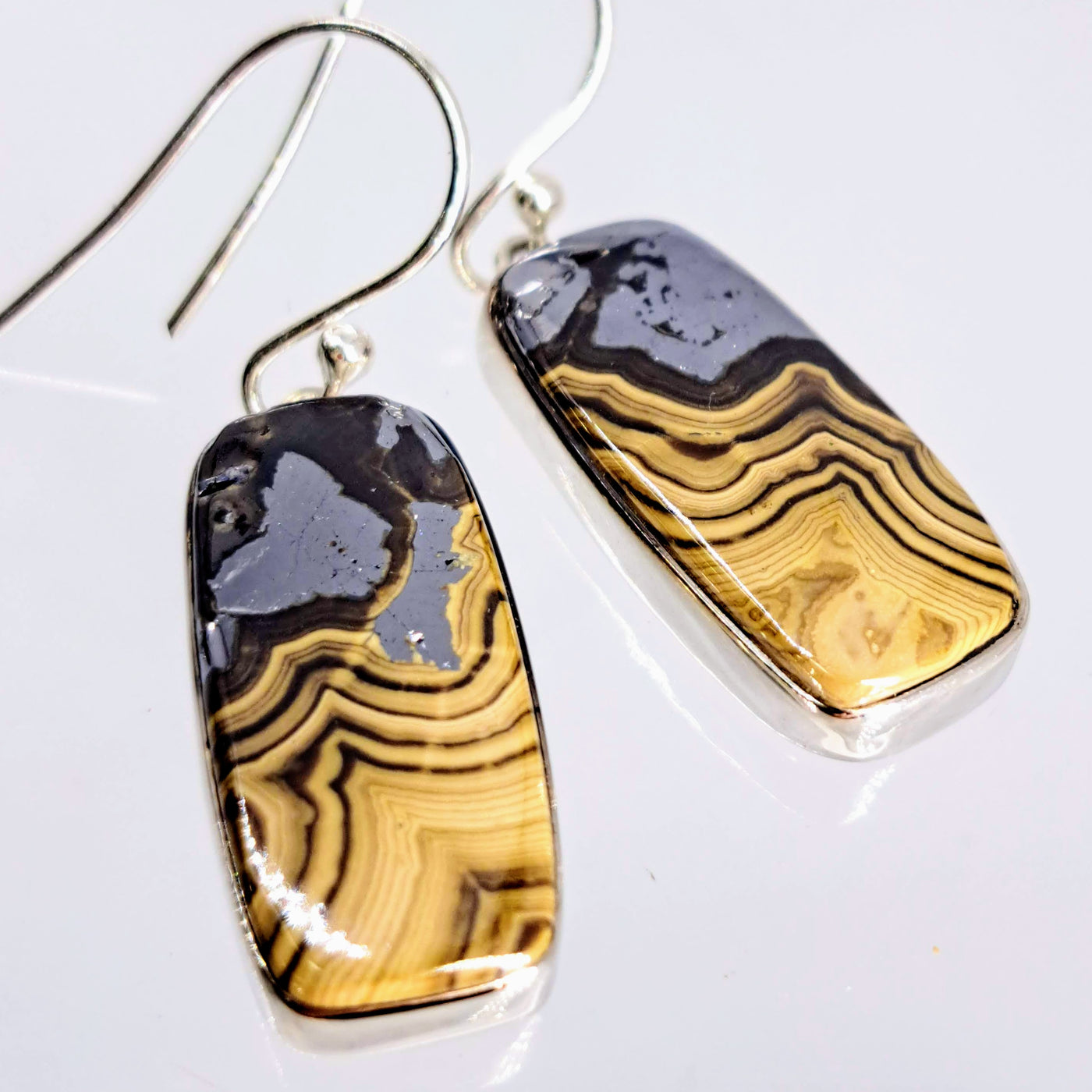 "Schalenblende Friend" 1.5" Earrings - Schalenblende, Sterling