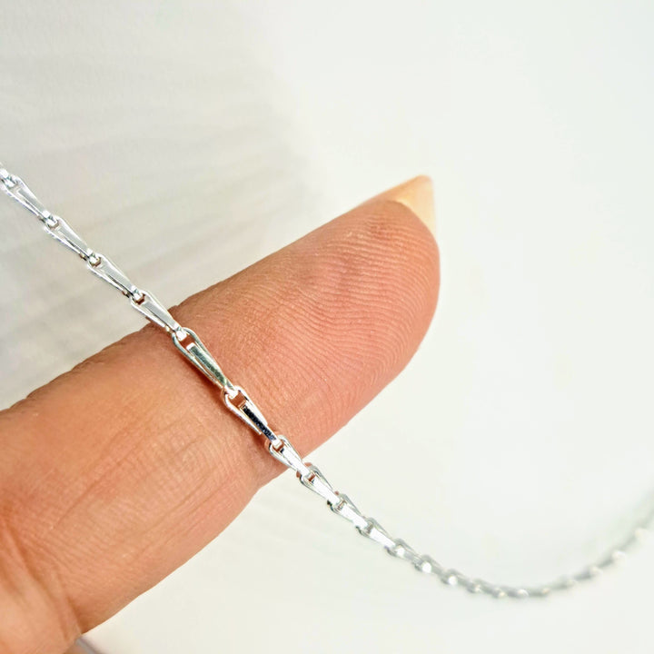"Bangin' Chain" 18" Chain Necklace - Sterling Silver