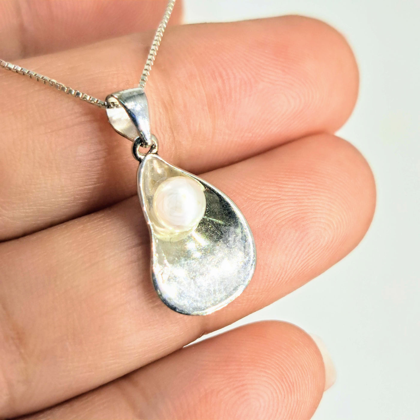 "My Oyster" Pendant Necklace - Pearl, Anti-tarnish Sterling