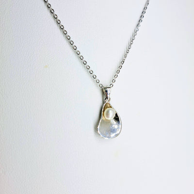 "My Oyster" Pendant Necklace - Pearl, Anti-tarnish Sterling