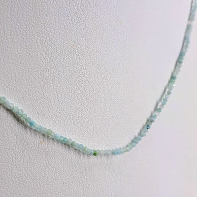 "The Strand" 20" Necklace - Larimar, Sterling