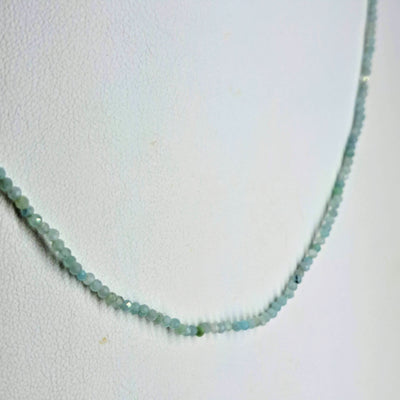 "The Strand" 20" Necklace - Larimar, Sterling