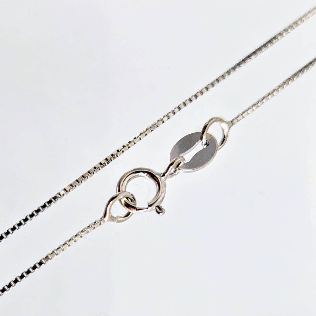 "Classic Box Chain" 18" Necklace - Sterling