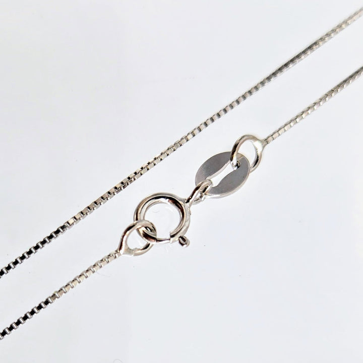 "Classic Box Chain" 18" Necklace - Sterling