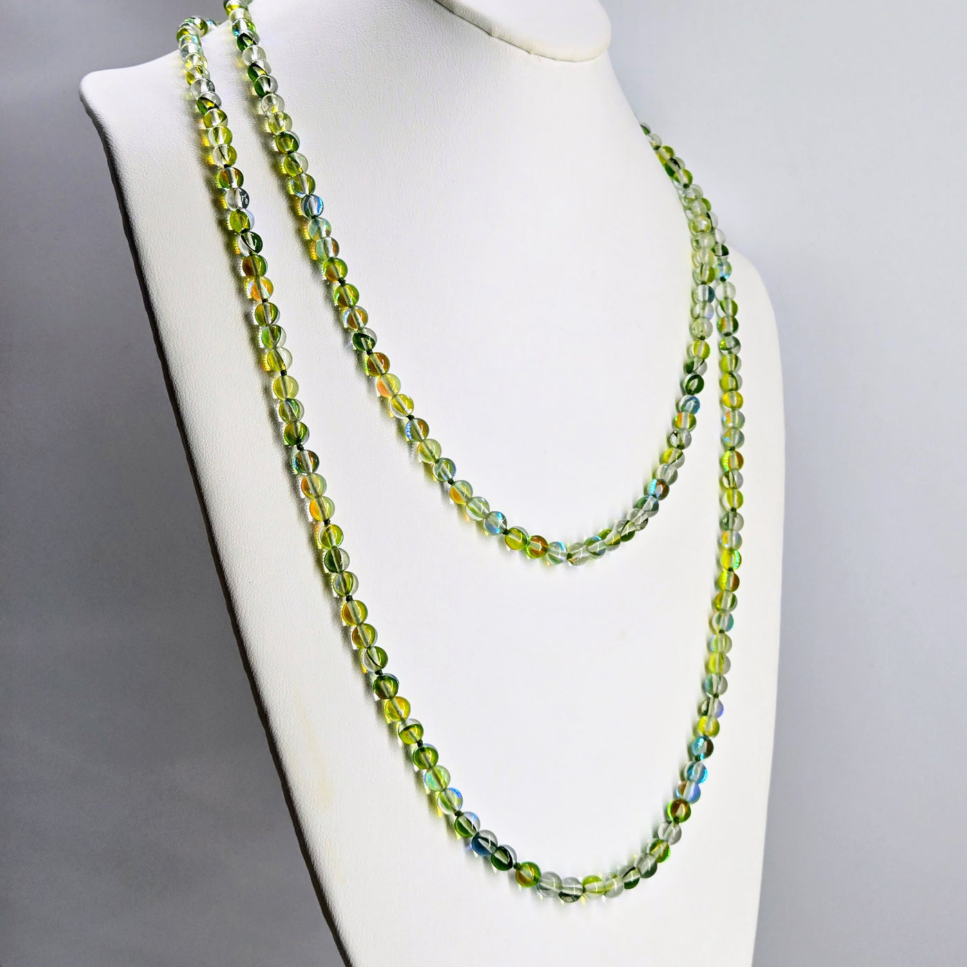 "Mermaid's Tears" 50" Necklace - Mermaid Glass