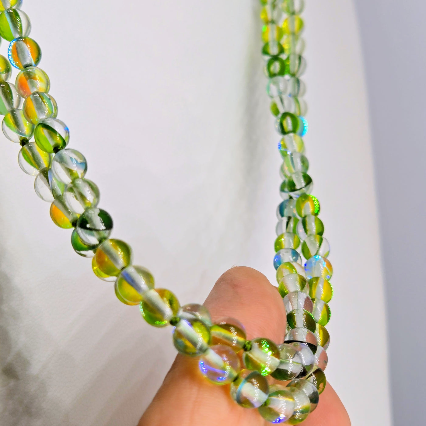 "Mermaid's Tears" 50" Necklace - Mermaid Glass