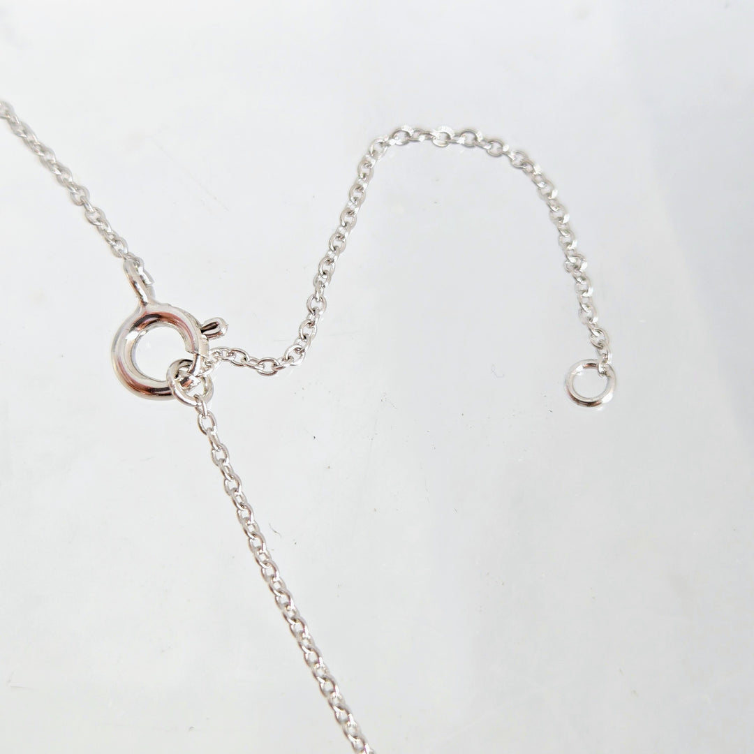 "'Floating' Pearl" Pendant Necklace - Pearl, Anti-tarnish Sterling
