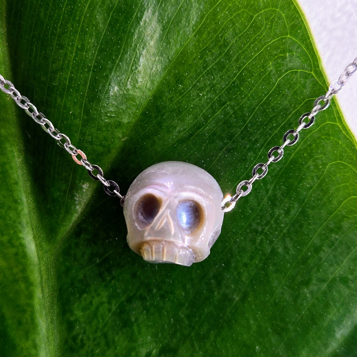 "My BOO!" 18" Necklace - Pearl, Anti-tarnish Sterling