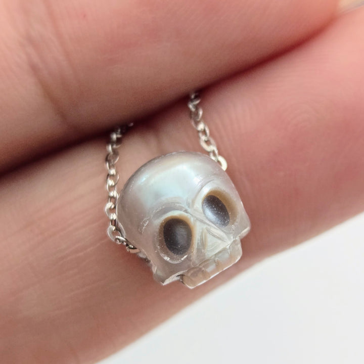 "My BOO!" 18" Necklace - Pearl, Anti-tarnish Sterling