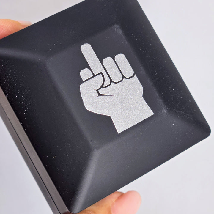 "F*ck It" Adj Sz Ring - Sterling Silver (comes with lighted display box)