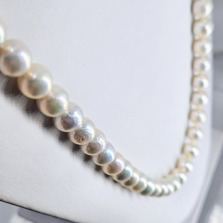 "Exceptional!" 28" Necklace - Pearls, Sterling Clasp