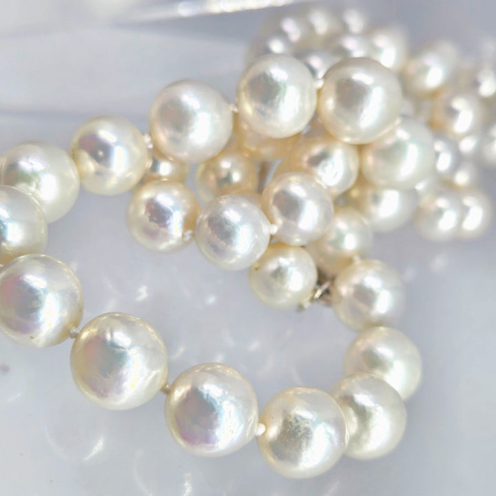 "Exceptional!" 28" Necklace - Pearls, Sterling Clasp