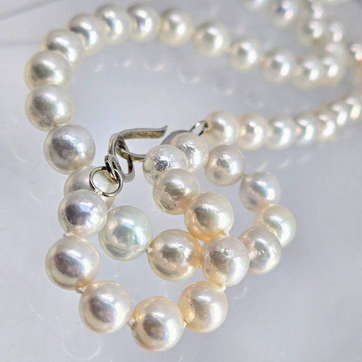 "Exceptional!" 28" Necklace - Pearls, Sterling Clasp
