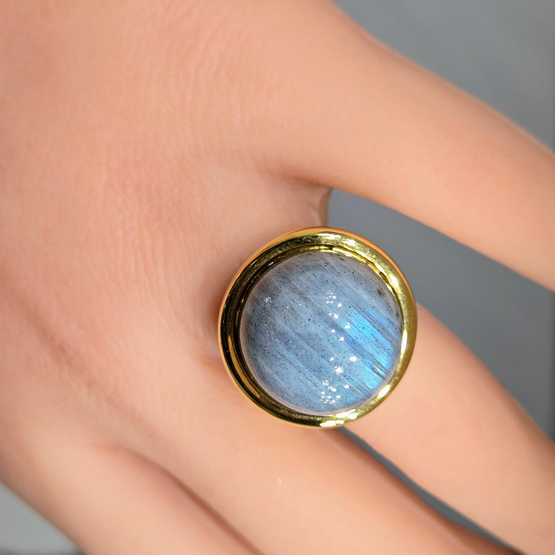 "Gazing Ball" Ring