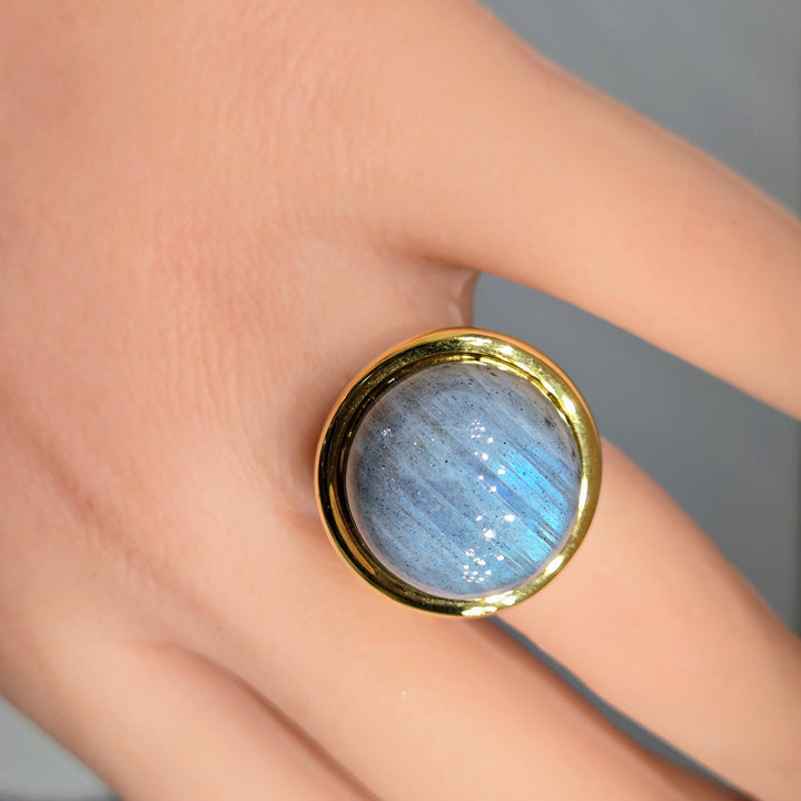 "Gazing Ball" Ring