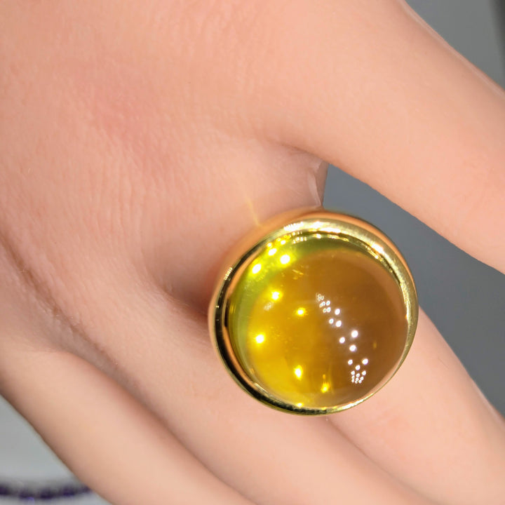 "Gazing Ball" Ring