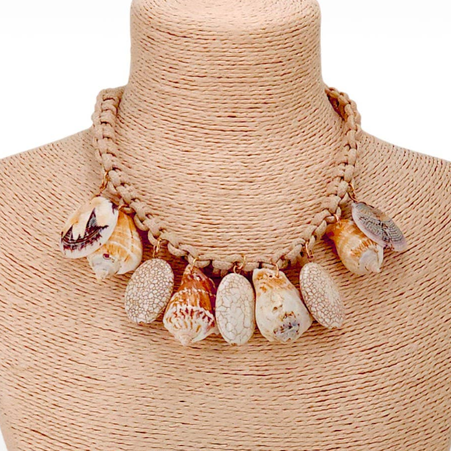 "Cayo Hueso" Chunky Bead & Seashell Necklace