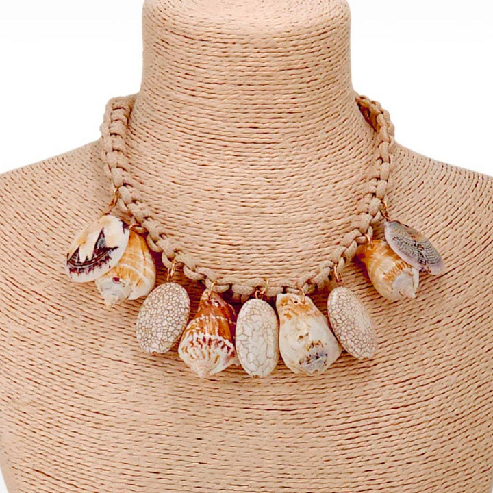 "Cayo Hueso" Chunky Bead & Seashell Necklace