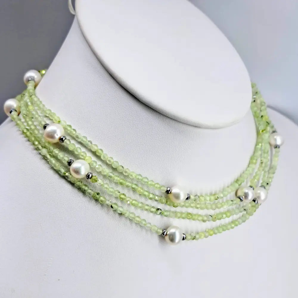 ?60 Inches of Love!’ 60’’ Necklace/bracelet Convertible - Gemstones Pearls Hematite (+ Sp Enhancer Clip) - Necklace