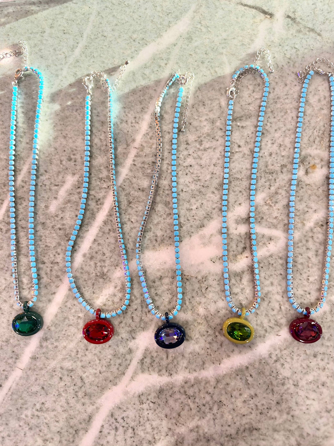 "Keysie-Pretties" Waterproof Crystal Jewel Necklace