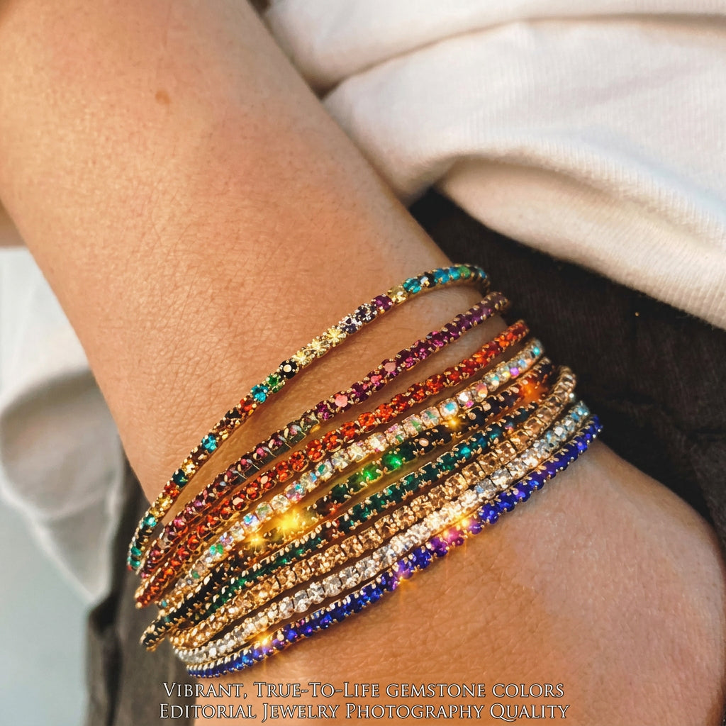 Rhinestone Bracelet 100 for $1 Each | Key West Local Luxe