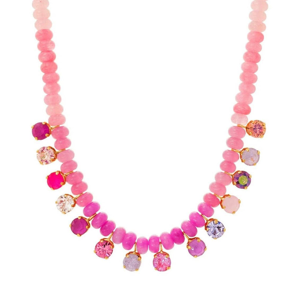 The Gemma Crystal Drop Necklace – view 2