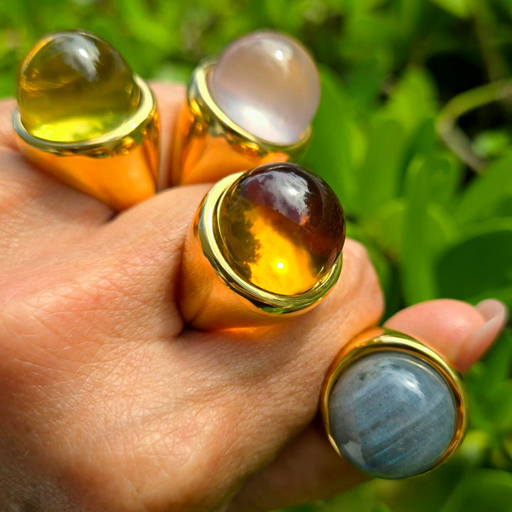 "Gazing Ball" Ring