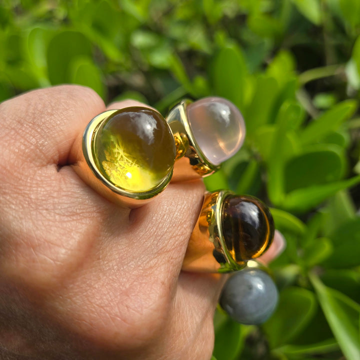 "Gazing Ball" Ring