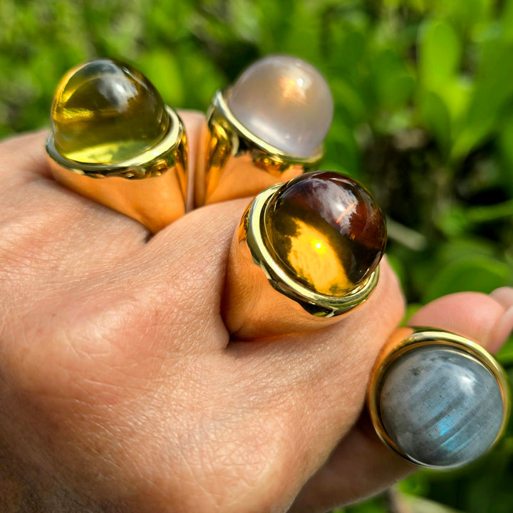 "Gazing Ball" Ring