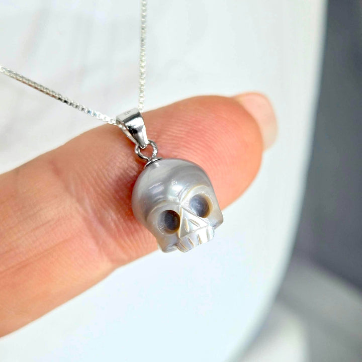 "My Boo!" 18" Necklace - Pearl, Anti-tarnish Sterling