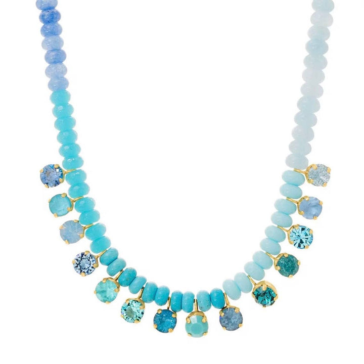 The Gemma Crystal Drop Necklace | Key West Local Luxe