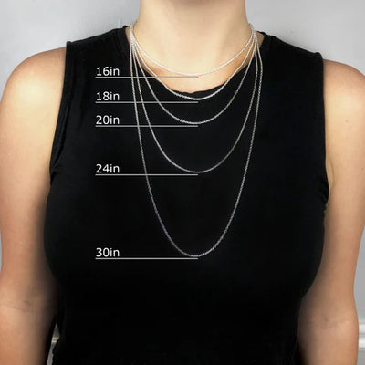 "Basic" 18" Chain - Anti-tarnish Sterling