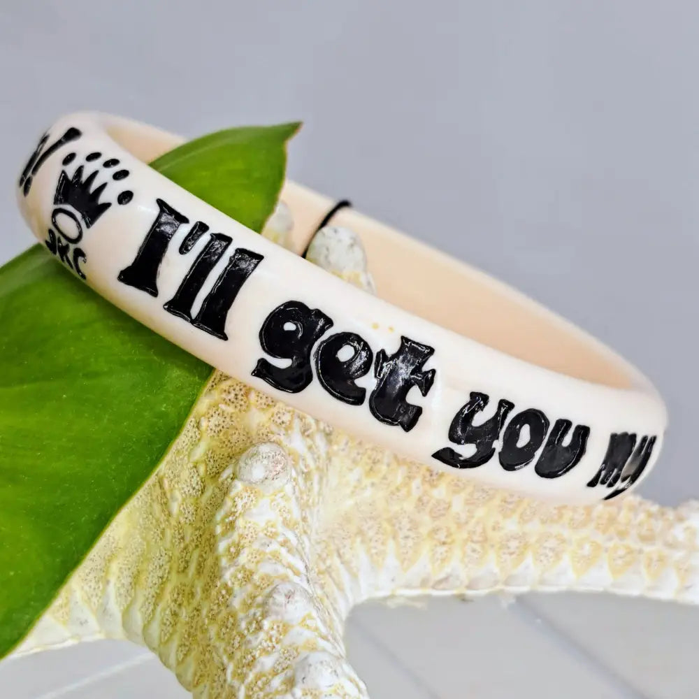 ?ANd your Little Dog Too!’ Sz Med to Lg Bracelet - Resin