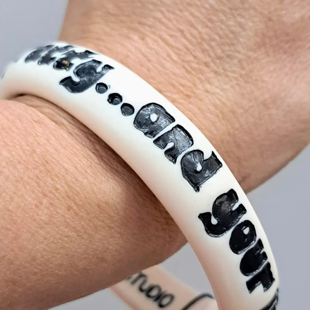 ?ANd your Little Dog Too!’ Sz Med to Lg Bracelet - Resin