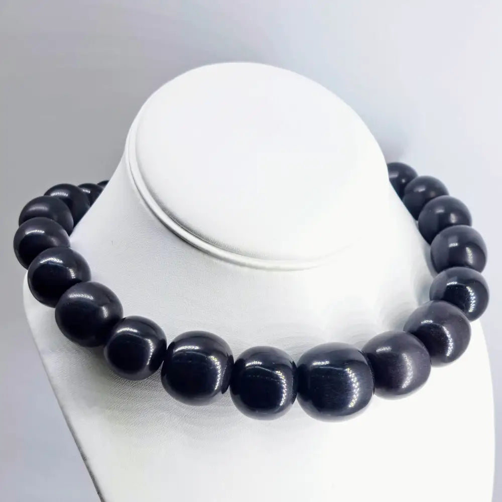 Outlet ?Baller’ 17’’-19’’ Necklace - Horn Nickle-free Silver Findings