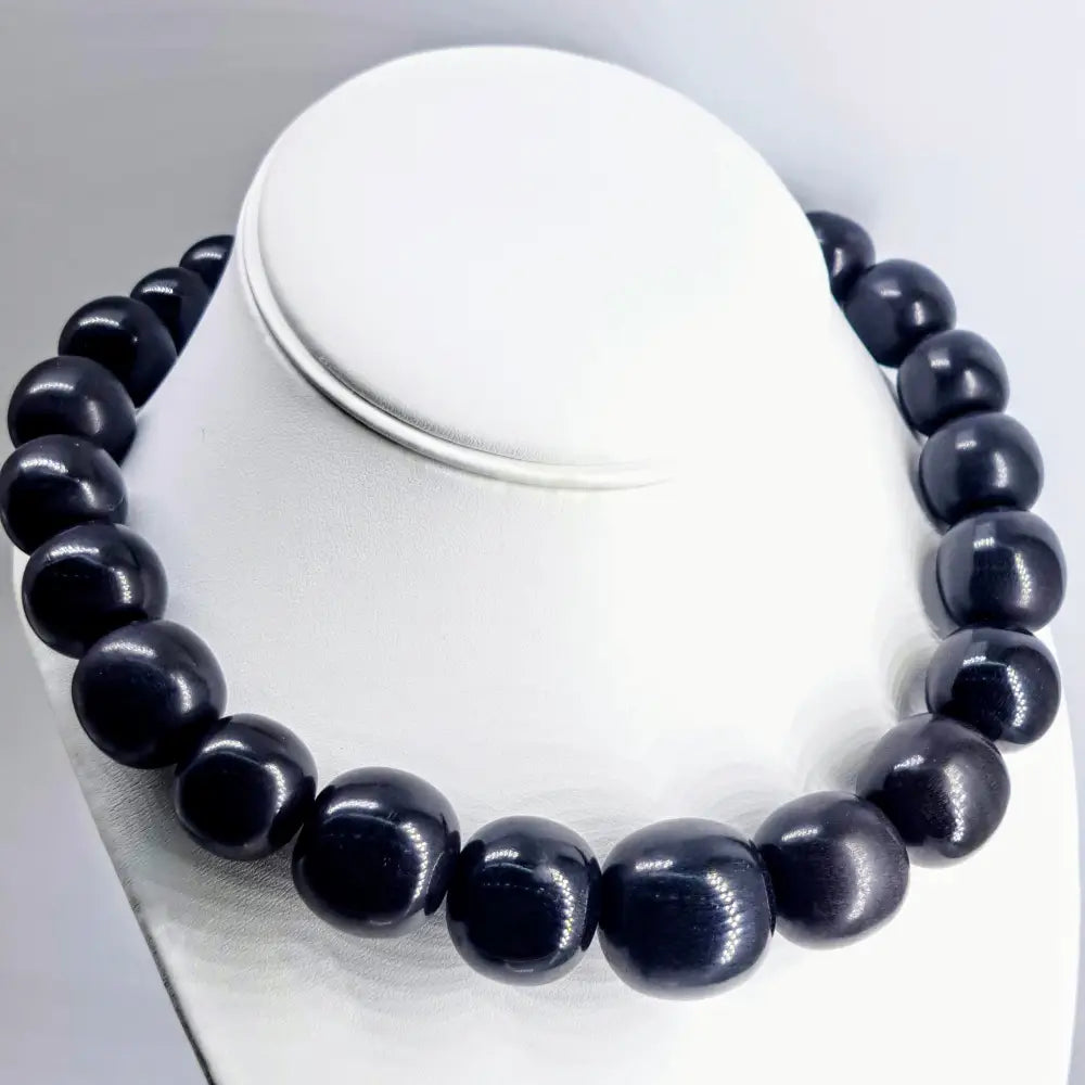 Outlet ?Baller’ 17’’-19’’ Necklace - Horn Nickle-free Silver Findings