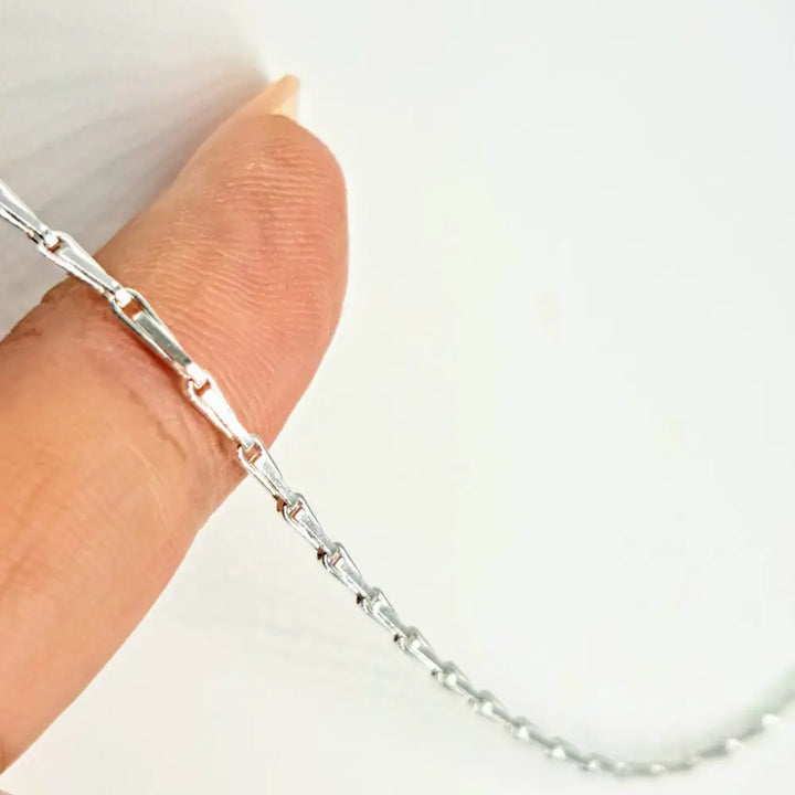 ?BAngin’ Chain’ 18’’ Chain Necklace - Sterling Silver - Pendant