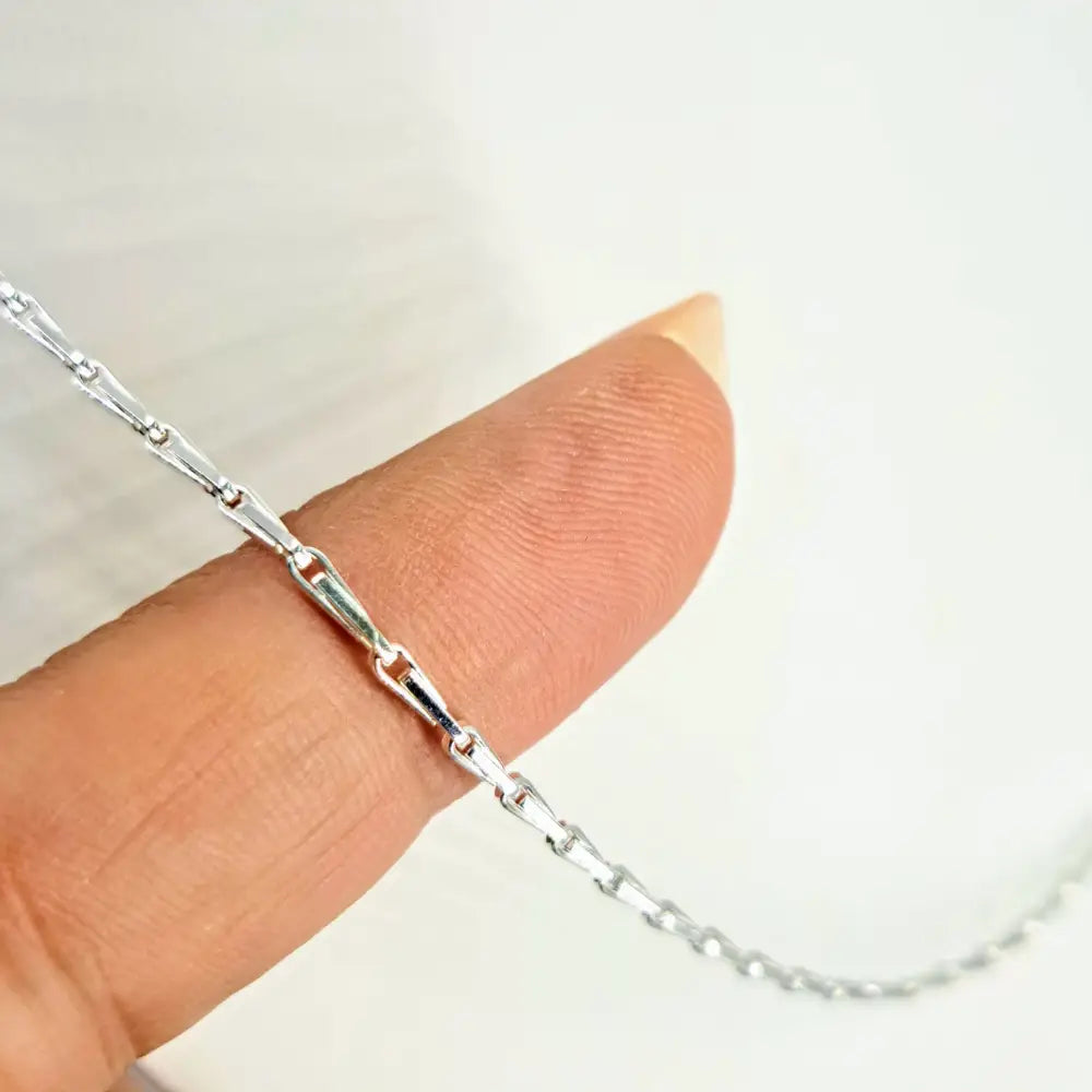 ?BAngin’ Chain’ 18’’ Chain Necklace - Sterling Silver - Pendant