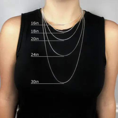 ?BAsic’ 18’’ Chain - Anti-tarnish Sterling - Pendant