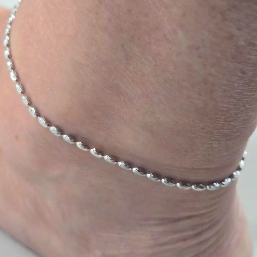 ?BAsically Beautiful’ 9’’ - 11’’ Anklet - Anti-tarnish Sterling & Gold