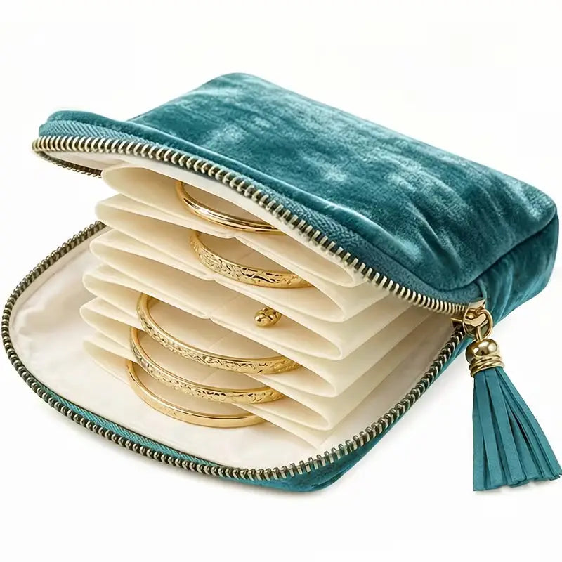?BEauty to Go’ Storage & Travel Pouch - Velvet - Key West Local Luxe