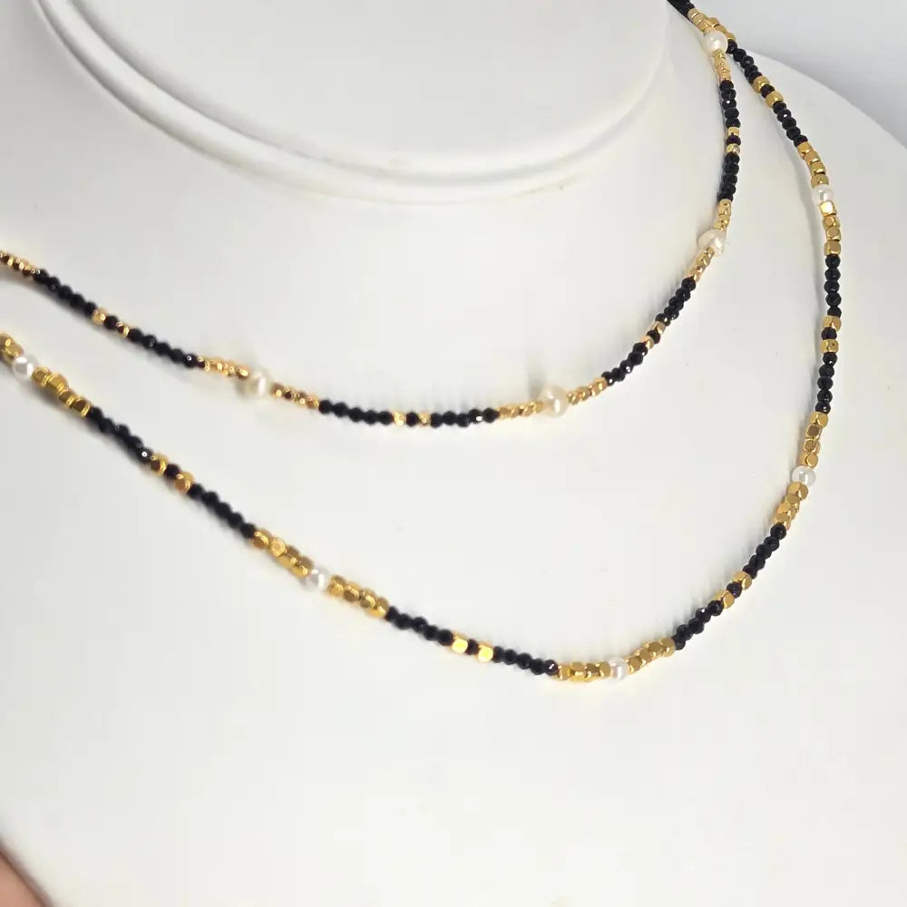 ?BLack & Mild’ Necklace - Black Spinel Pearl - Key West Local Luxe